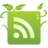 rss green natural icon